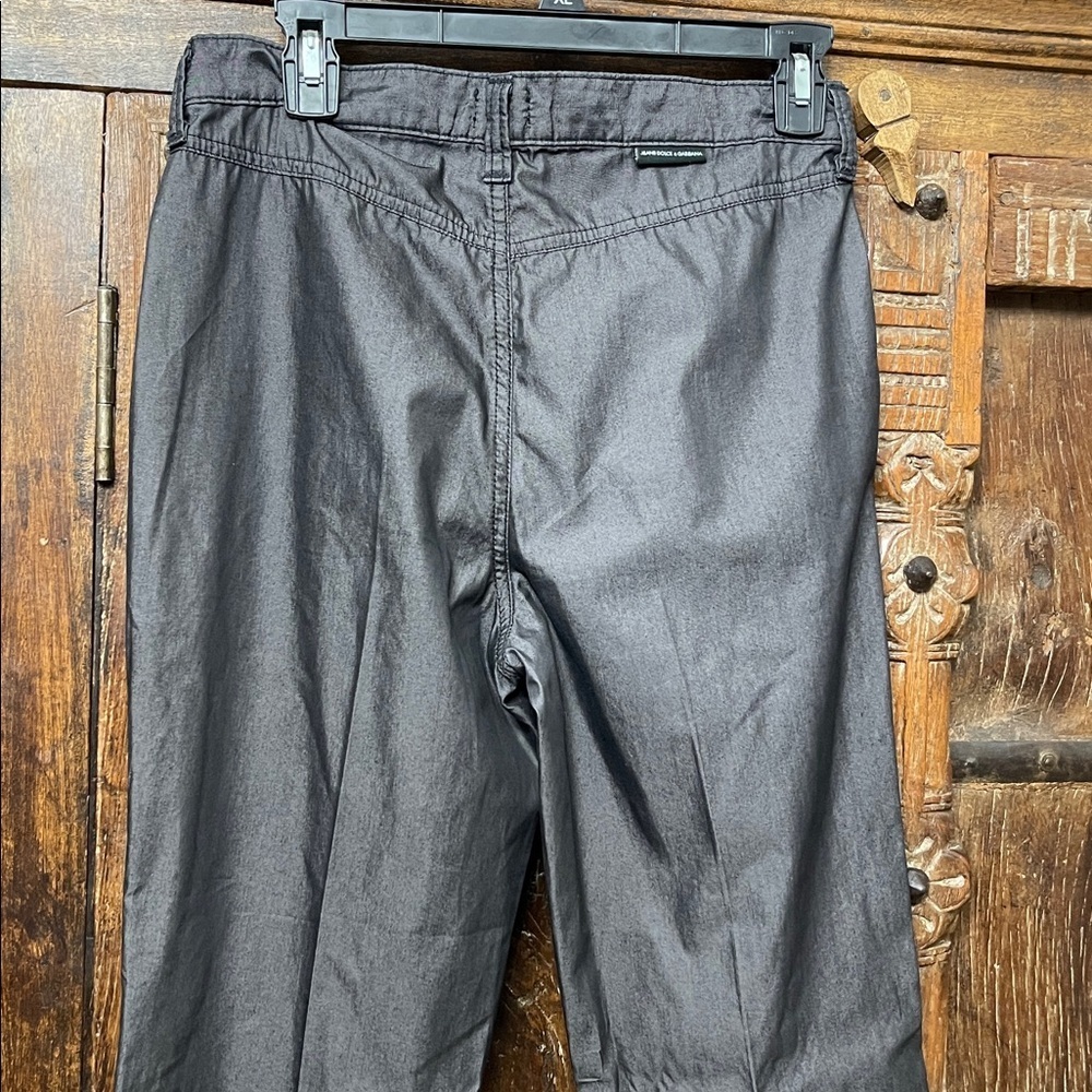 J&ANS Dolce & Gabbana Vintage 90s Ittierre SPA Lightweight unlined Pants US 8 - Picture 4 of 12